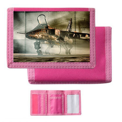 Jag under spotlight Pink Nylon Wallet