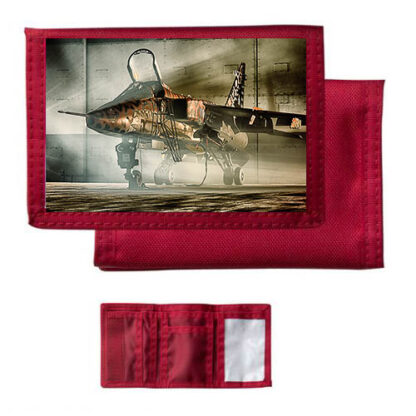 Jag under spotlight Red Nylon Wallet