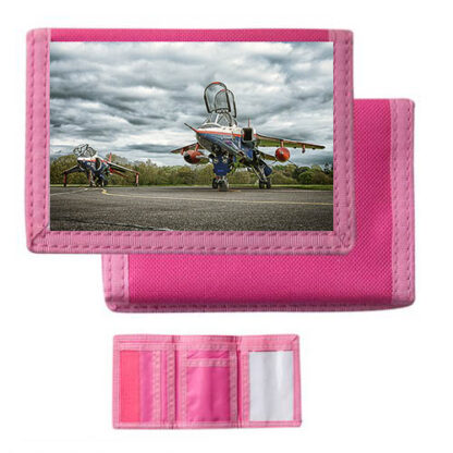 Qinetic Jag and Harrier Pink Nylon Wallet