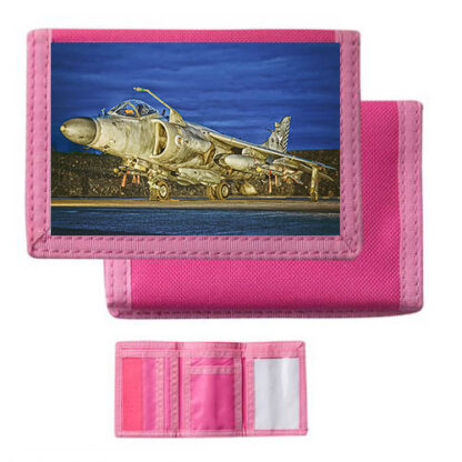 Sea Harrier at Dusk Pink Nylon Wallet