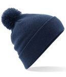 Fold Up Pom Pom Navy Blue