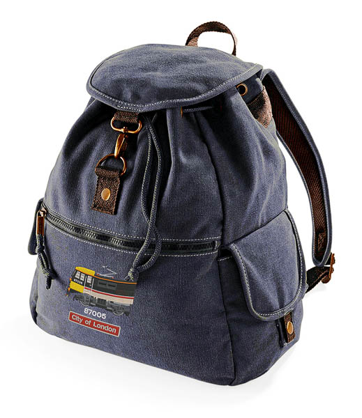 Navy Blue Rucksack Class 87 87005 Intercity Original V6