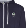 Navy and Heather zipped hoodie 369 Clothing Patch v12 Navy and Heather zipped hoodie 369 Clothing Patch v12