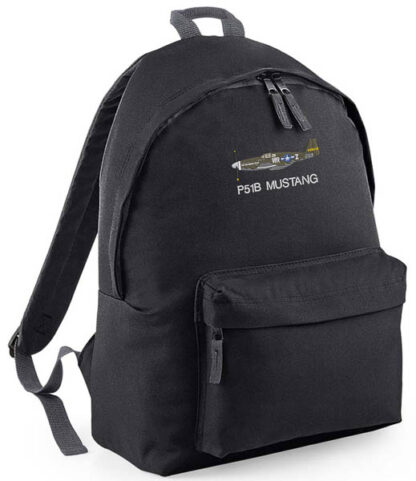 Black Backpack P51B WR-Z v6 2 stripe 354th FS