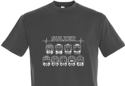 Dark Grey T-Shirt Sulzer Heartbeat