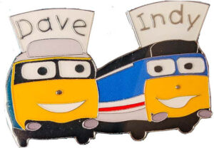 Dave n Indy Enamel Pin Badge