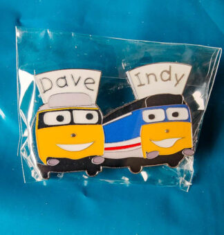 Dave n Indy Enamel Pin Badge