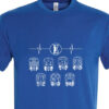 Royal Blue T-Shirt EE Heartbeat Royal Blue T-Shirt EE Heartbeat