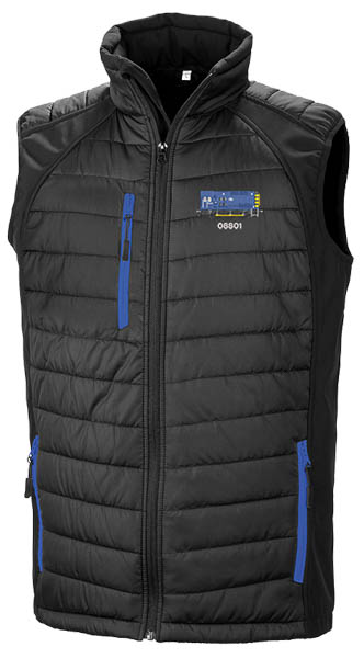 08 Profile 08801 v12 Black and Royal Blue Body Warmer 08 Profile 08801 v12 Black and Royal Blue Body Warmer