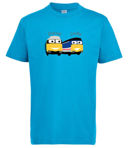 Dave n Indy Kids Aqua T-Shirt