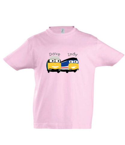 Dave n Indy Kids Pink T-Shirt