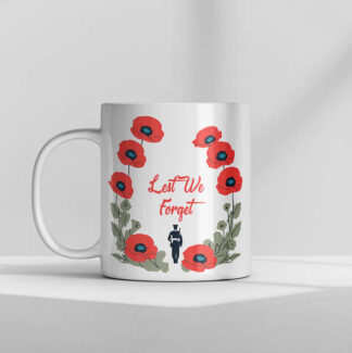 lest we forget Mug left