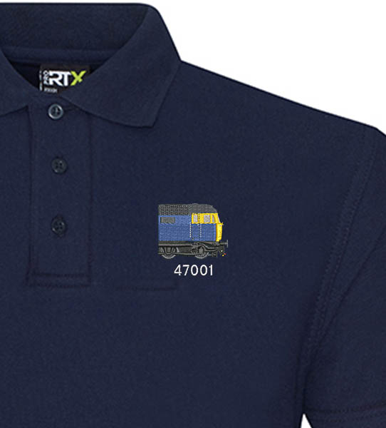 47001 Navy Blue polo