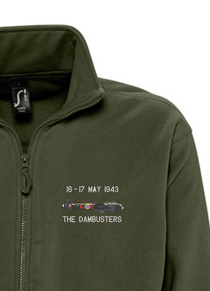 Dambusters Military Green Fleece Snippet