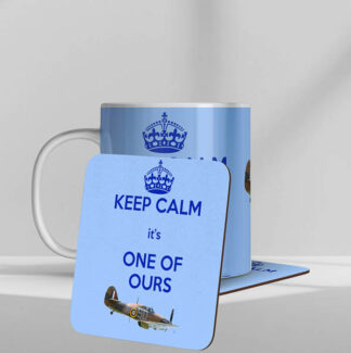 Keep Calm Hurricane Mug and Coaster Multi Pack