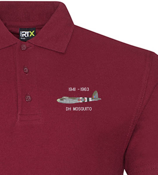 Mosquito Burgundy Polo Snippet Mosquito Burgundy Polo Snippet