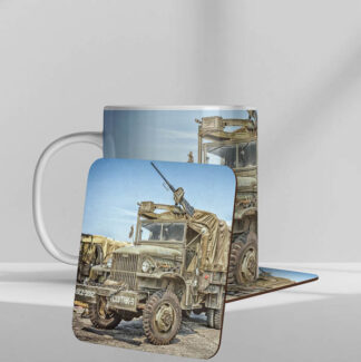 WW2 GMC Truck Mug and Coaster Multi Pack