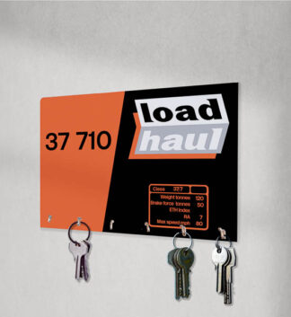 37710 Loadhaul Clear - temp check data panel placement and colour A4 Key Hanger