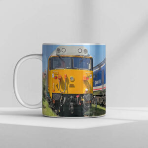 50021 and 50026 at Swanage 2023 Mug 50021 and 50026 at Swanage 2023 Mug