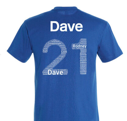 50021 Dave Football Style T-Shirt