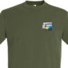 Army Green T-Shirt 50s Past and Present Breast Army Green T-Shirt 50s Past and Present Breast