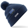 Class 20 20136 Navy Blue Pom Pom Beanie with number Class 20 20136 Navy Blue Pom Pom Beanie with number