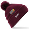 Class 20 20215 RS RF V9 Burgundy Pom Pom Beanie with number Class 20 20215 RS RF V9 Burgundy Pom Pom Beanie with number