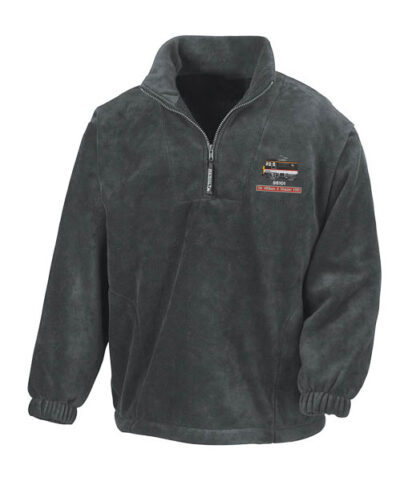 Class 86 86101 Intercity Swallow Grey Zip Neck Fleece