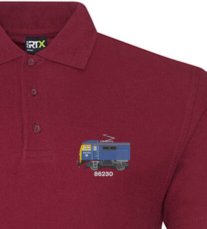 Class 86 86230 BR Blue Burgundy Polo