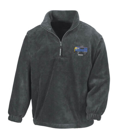 Class 86 86230 BR Blue Grey Zip Neck Fleece