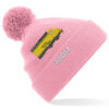 HST NWR Yellow 43014 v12 60 Buffers Pink Pom Pom Beanie with number