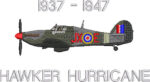 Hawker Hurricane - 1 Sqn Night fighter Coded JX-E