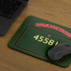 mouse mat 45581 BR Green with Name mouse mat 45581 BR Green with Name
