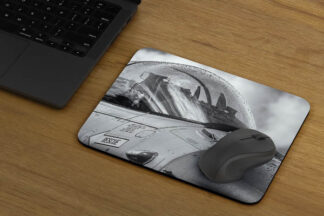 mouse mat B&W F-16 Cockpit Mouse Mat