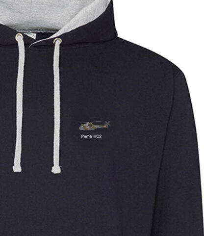 Navy and heather hoodie Puma HC2