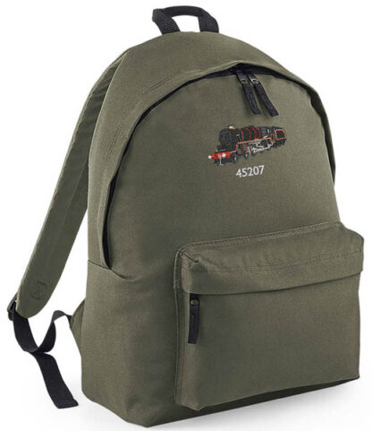 Olive Green Backpack Black 5 45207