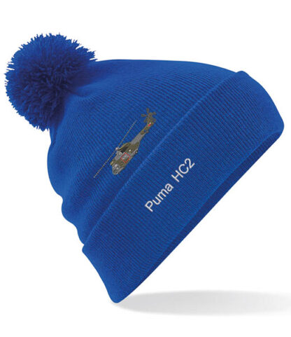 Royal Blue Pom Pom Beanie Puma HC2