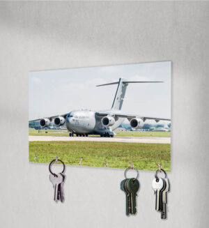 USAF C17 transport aircraft A4 Key Hanger USAF C17 transport aircraft A4 Key Hanger