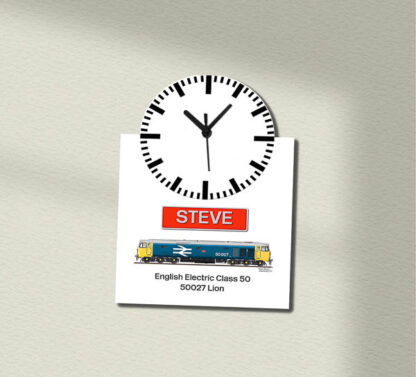 Bar Sign Wall Clock 50027 LL SB Clock Personalised