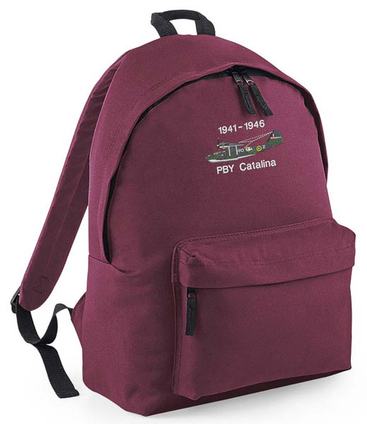 Burgundy Backpack Catalina RAF 209 Sqn Burgundy Backpack Catalina RAF 209 Sqn