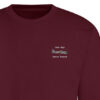 Burgundy Sweatshirt Hawker Tempest EDM 122 wing Burgundy Sweatshirt Hawker Tempest EDM 122 wing