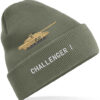 Challenger Tank Military Green Beanie Hat Challenger Tank Military Green Beanie Hat