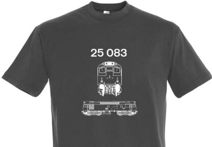 Class 25 Line Drawing dark grey front