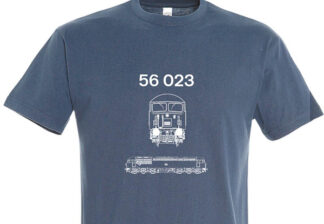 Class 56 Line Drawing denim blue front