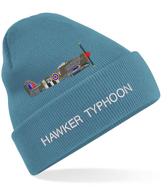 Hawker Typhoon 247 Sqn Air Force Blue Beanie Hat Hawker Typhoon 247 Sqn Air Force Blue Beanie Hat
