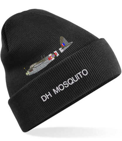 Mosquito 627 Sqn Black Beanie Hat