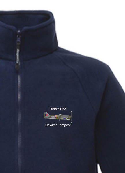 Navy Fleece Hawker Tempest EDM 122 wing Navy Fleece Hawker Tempest EDM 122 wing
