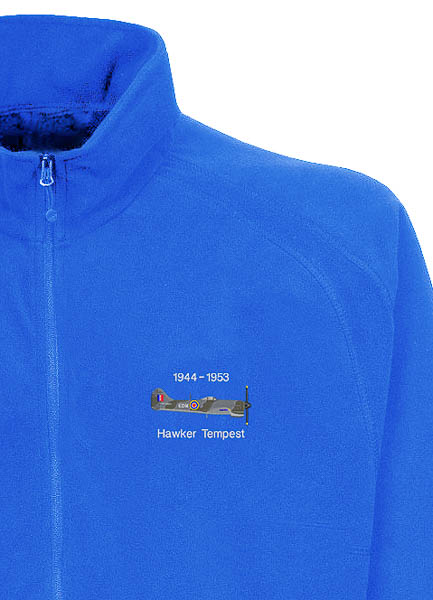 Royal Blue Fleece Hawker Tempest EDM 122 wing Royal Blue Fleece Hawker Tempest EDM 122 wing