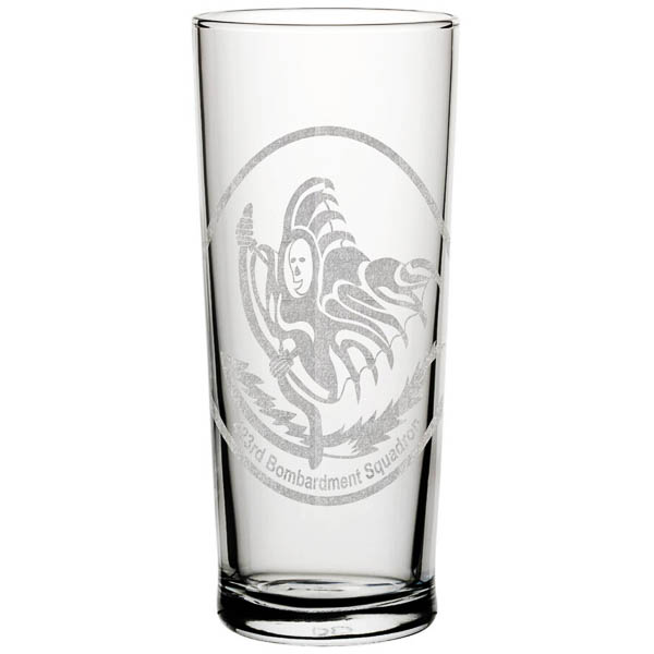 423rd Bombardment Squadron Logo v003 Pint glass
