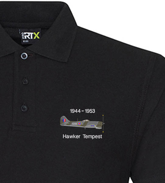 Black Polo Hawker Tempest EDM 122 wing Black Polo Hawker Tempest EDM 122 wing